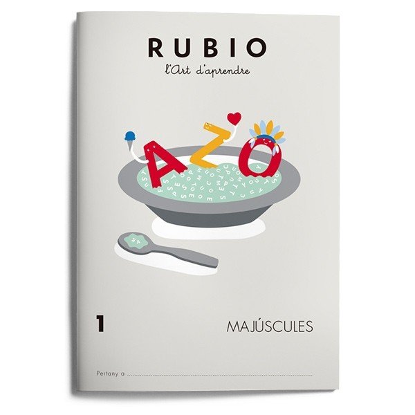 Majúscules RUBIO 1 (català), de Varios autores | portada del libro