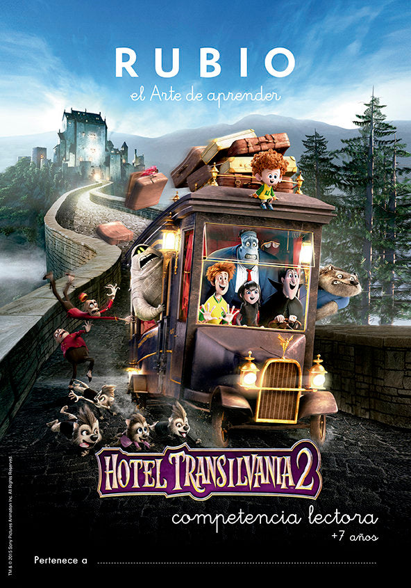Competencia lectora-hotel Ttransilvania 2, de RUBIO | portada del libro