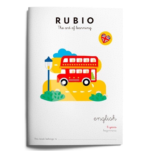 Rubio English 6 years beginners, de Varios autores | portada del libro