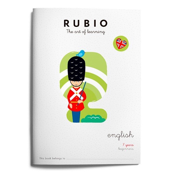 Rubio English 7 years beginners, de Varios autores | portada del libro