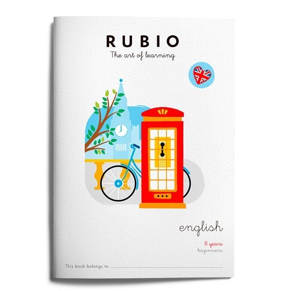 Rubio English 8 years beginners, de Varios autores | portada del libro