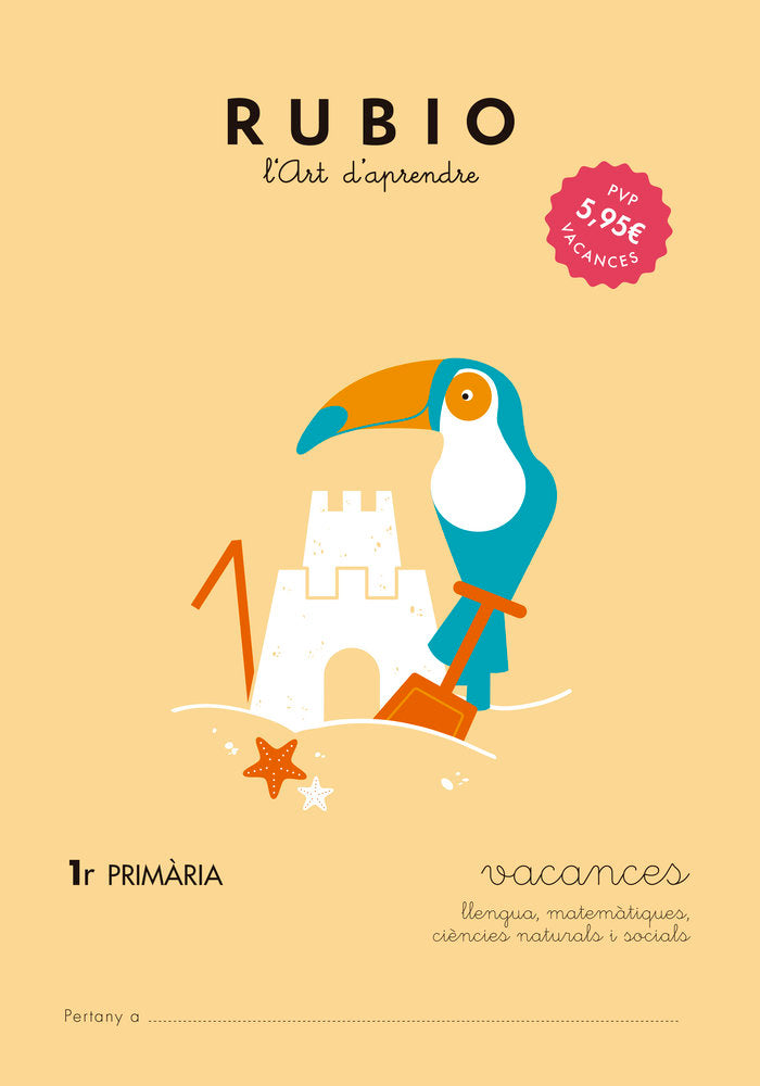 Vacances RUBIO 1r Primària (català), de Varios autores | portada del libro