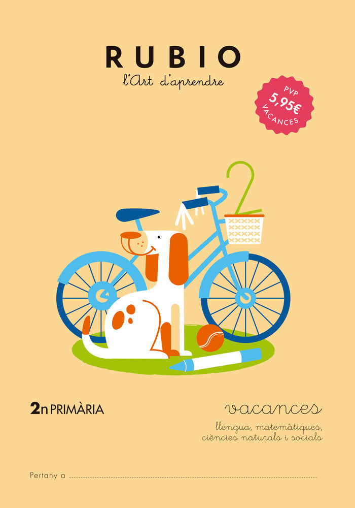 Vacances RUBIO 2n Primària (català), de Varios autores | portada del libro