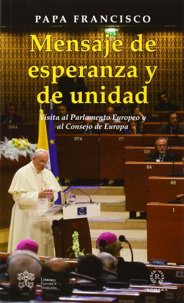 MENSAJE DE ESPERANZA Y DE UNIDAD, de Papa Francisco | portada del libro