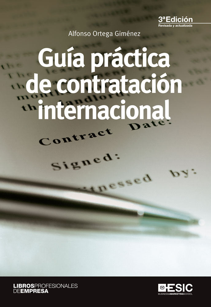 Guía práctica de la contratación internacional, de Ortega Giménez, Alfonso | portada del libro