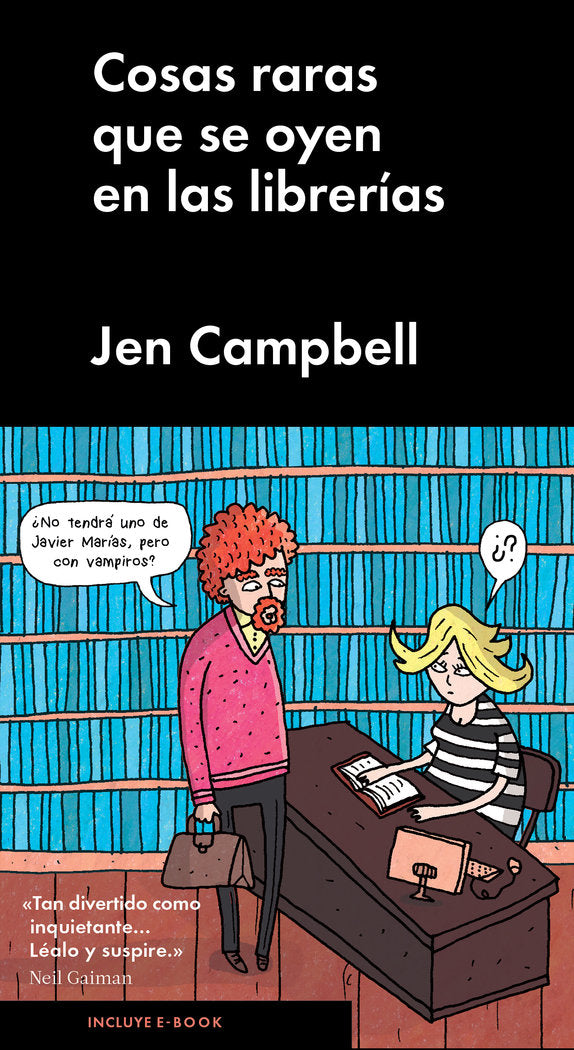 Cosas raras que se oyen en las librerías, de Campbell | portada del libro