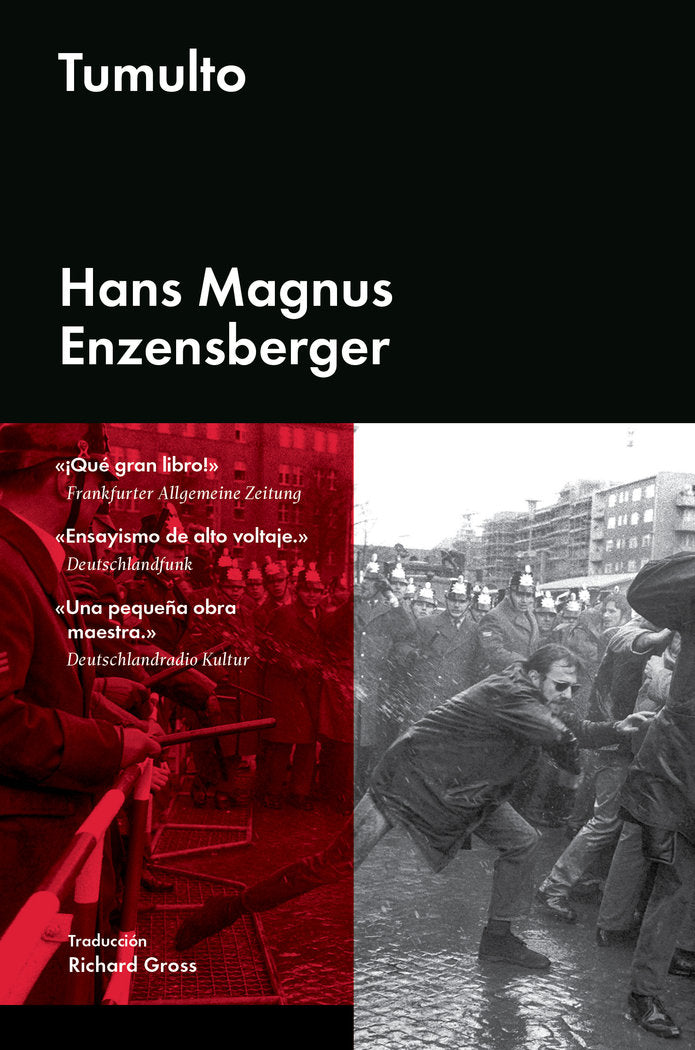 TUMULTO, de Enzensberger, Hans Magnus | portada del libro