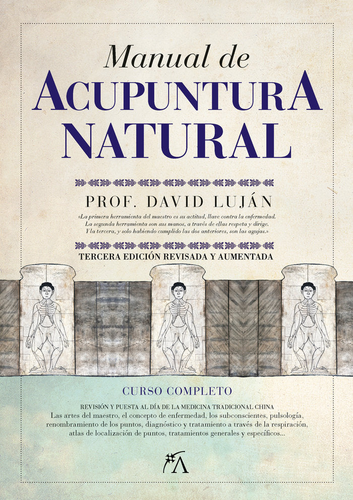 Manual de acupuntura natural, de Luján Méndez, David | portada del libro