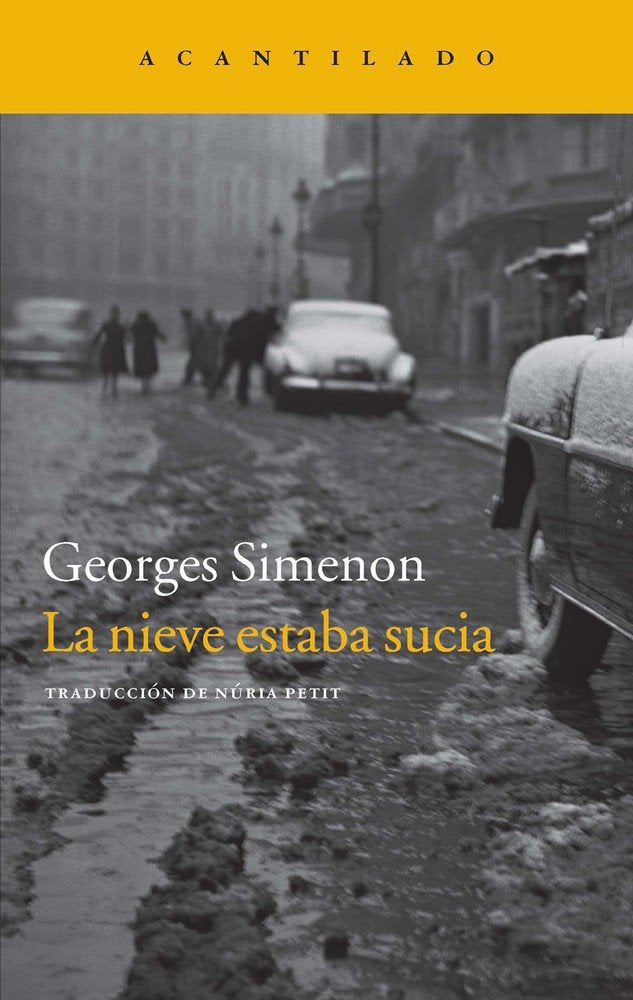 La nieve estaba sucia, de Simenon, Georges | portada del libro