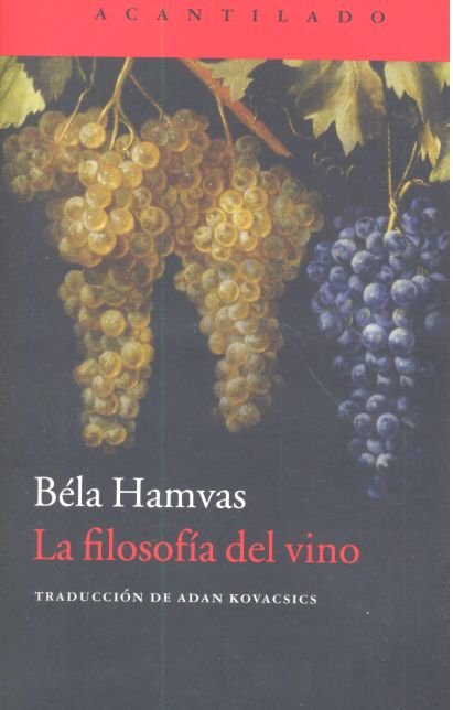La filosofía del vino, de Hamvas, Béla | portada del libro
