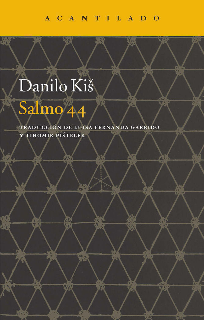 Salmo 44, de Danilo Kis | portada del libro