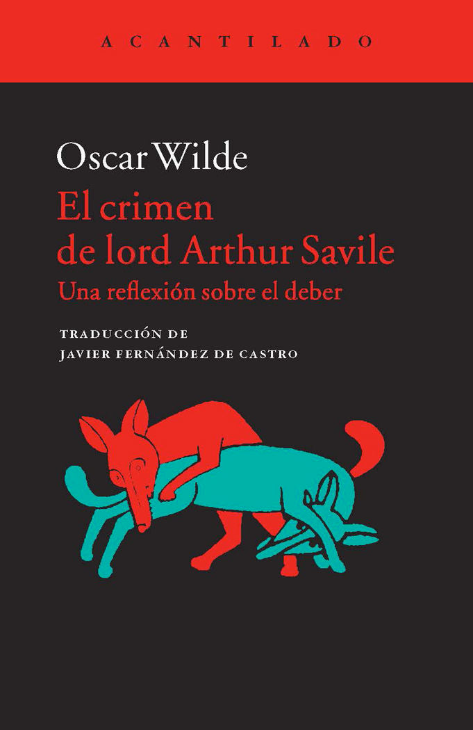 El crimen de lord Arthur Savile, de Wilde, Oscar | portada del libro