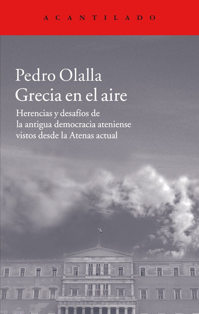 Grecia en el aire, de Olalla González, Pedro | portada del libro