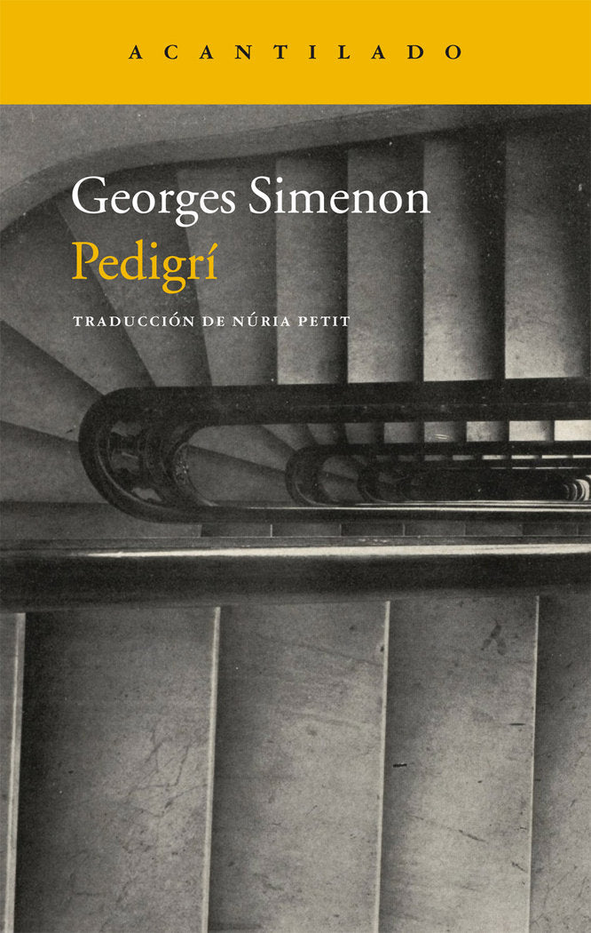 Pedigrí, de Simenon, Georges | portada del libro