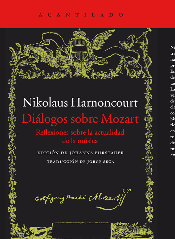Diálogos sobre Mozart, de Harnoncourt, Nikolaus | portada del libro