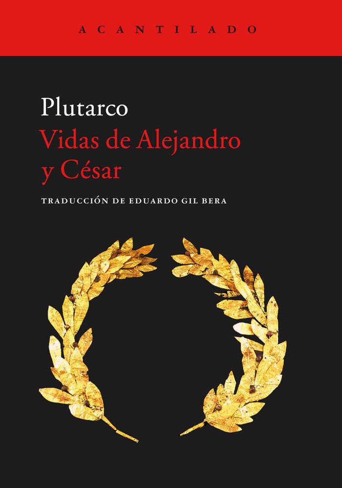 Vidas de Alejandro y César, de Plutarco | portada del libro