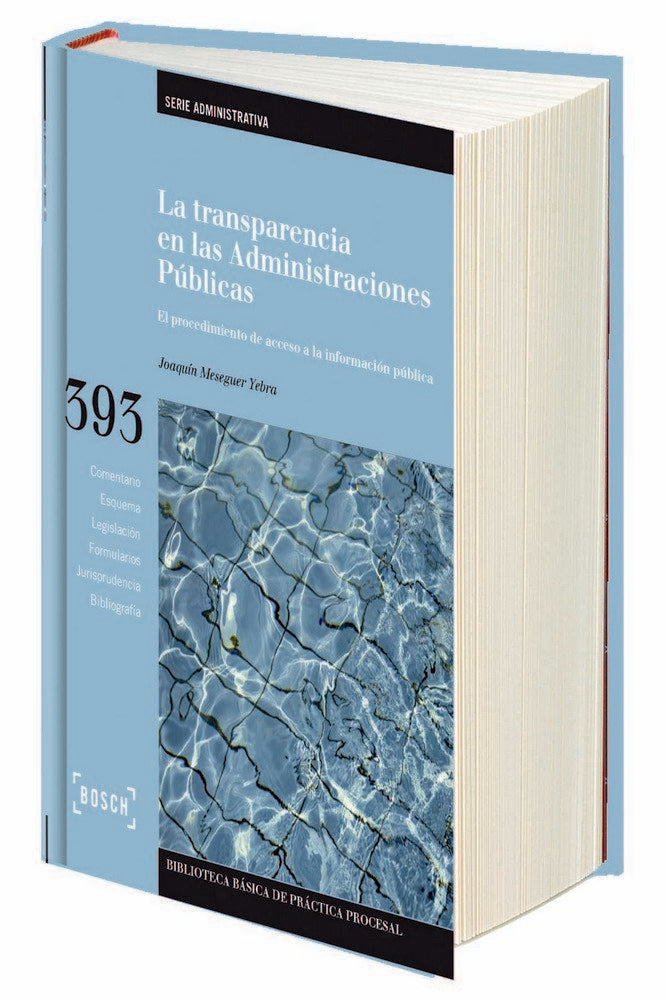 La transparencia en las Administraciones públicas, de Meseguer Yebra, Joaquín | portada del libro