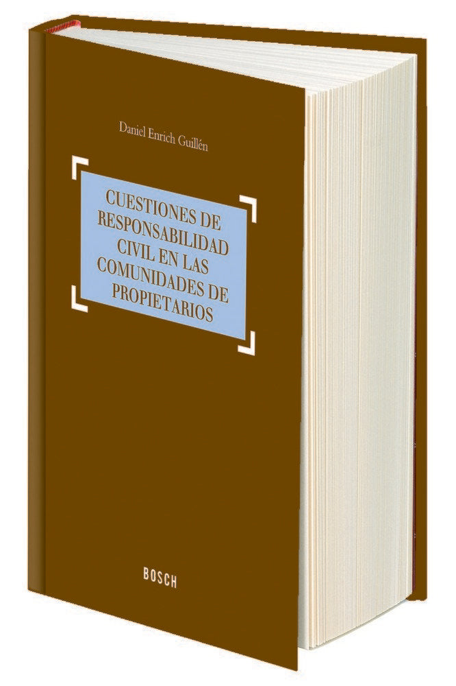 Cuestiones de responsabilidad civil en las comunidades de propietarios, de Enrich Guillén, Daniel | portada del libro