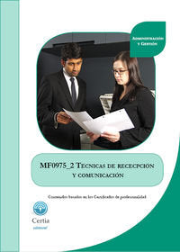 MF0975_2 Técnicas de recepción y comunicación, de Giráldez Vázquez | portada del libro
