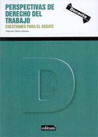 Perspectivas de Derecho del Trabajo, de SELMA PENALVA, ALEJANDRA | portada del libro