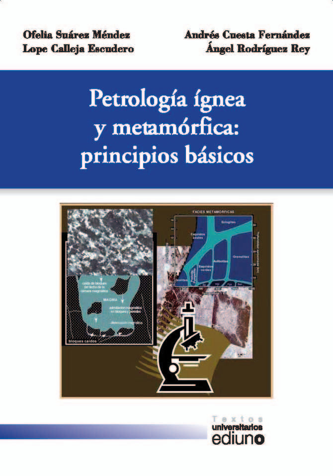 Petrología ígnea y metamórfica: principios básicos, de Suárez Méndez | portada del libro