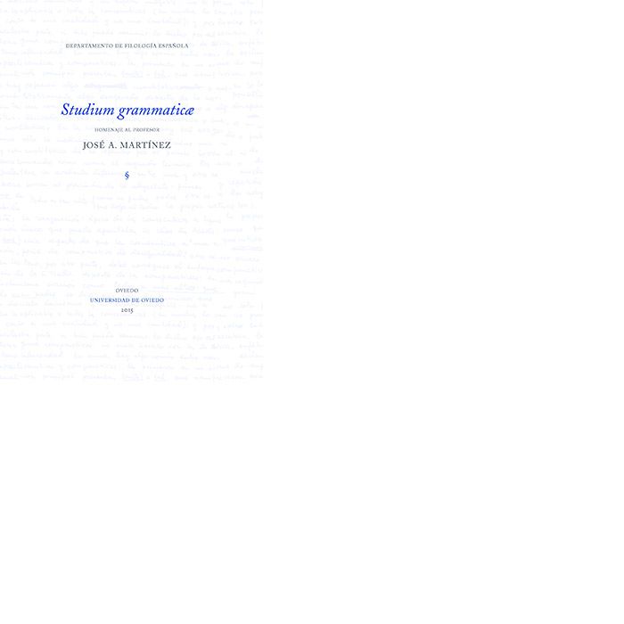 Studium grammaticae, de Varios autores | portada del libro
