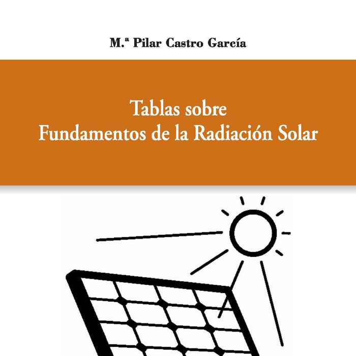 Tablas sobre Fundamentos de la Radiación Solar, de Castro García | portada del libro