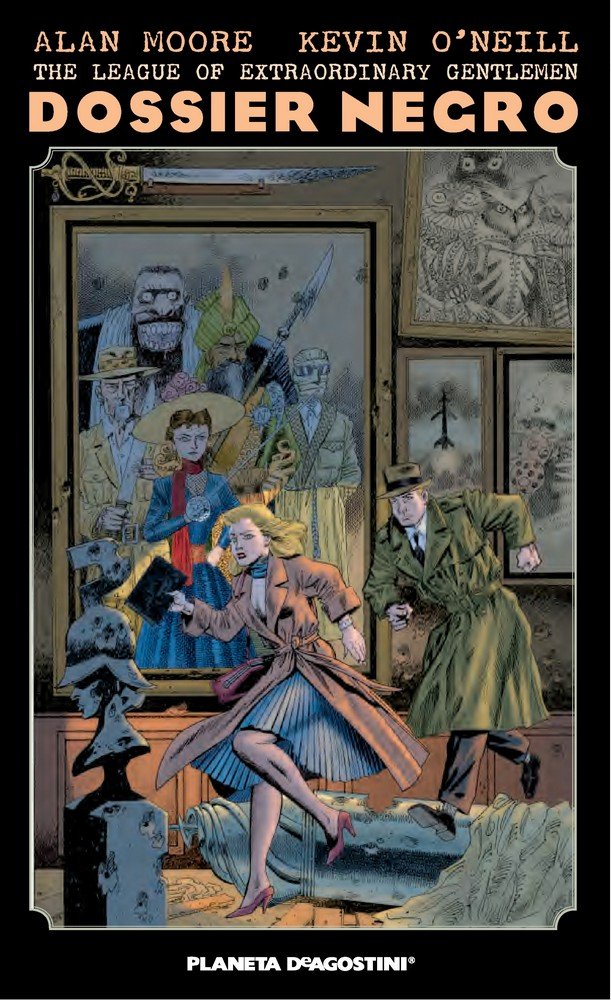 The League of Extraordinary Gentlemen Dossier Negro, de ALAN MOORE#KEVIN O'NEILL | portada del libro