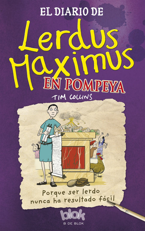 El diario de Lerdus Maximus en Pompeya, de Collins, Tim | portada del libro