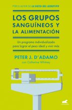 Los grupos sanguíneos y la alimentación, de Catherine Whitney | portada del libro