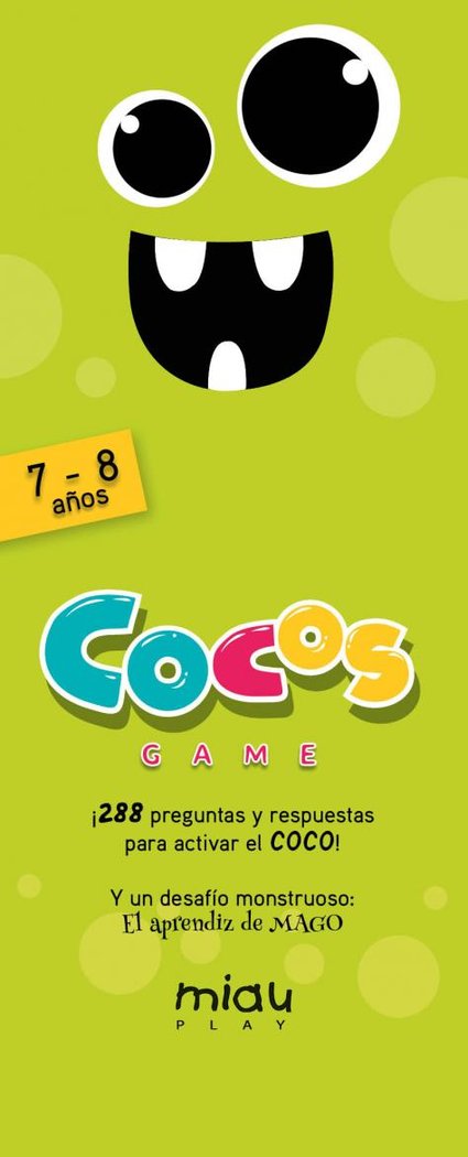 Cocos game 7-8 años, de Orozco, María José | portada del libro