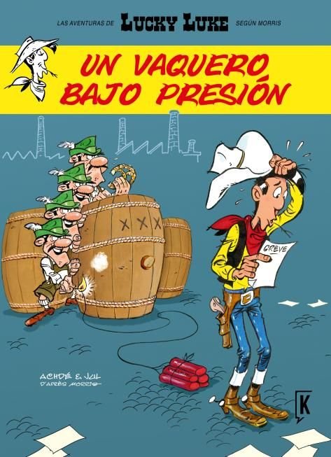 LUCKY LUKE UN VAQUERO BAJO PRESION, de ACHDE | portada del libro