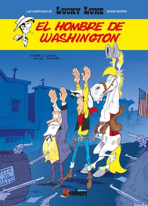Lucky Luke. El hombre de Washington, de Achdé | portada del libro