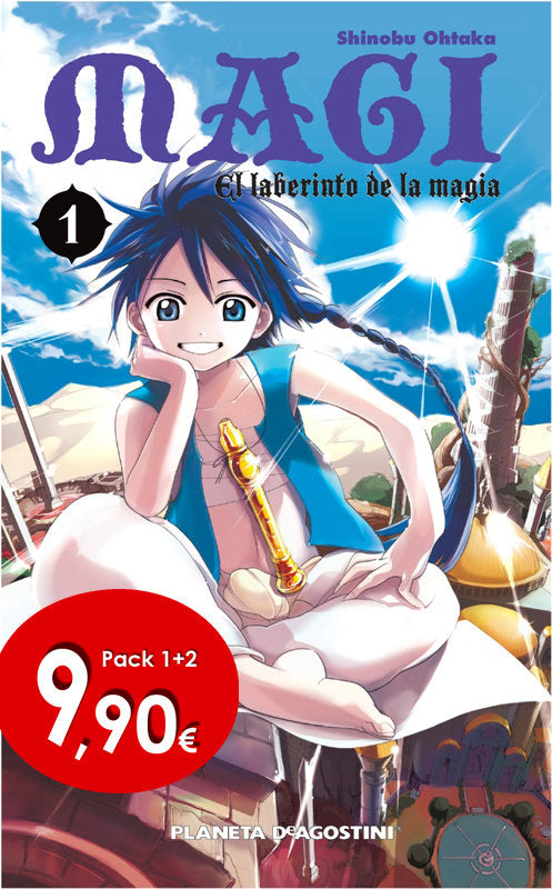 Pack Magi 1+2, de OTAKA SHINOBU | portada del libro