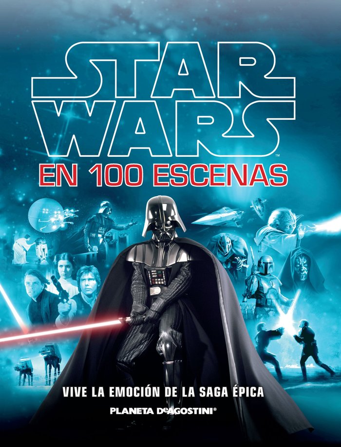 Star Wars en 100 escenas, de VARIOS AUTORES | portada del libro
