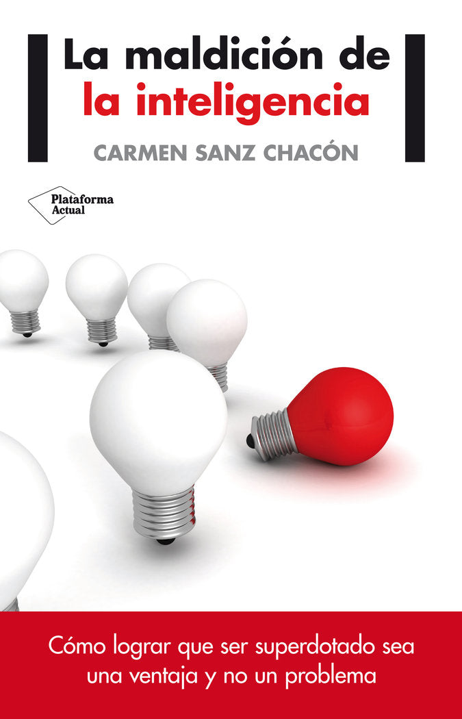 La maldición de la inteligencia, de Sanz Chacón, Carmen | portada del libro