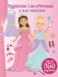 Pegatinas-Las princesas y sus vestidos, de Varios autores | portada del libro