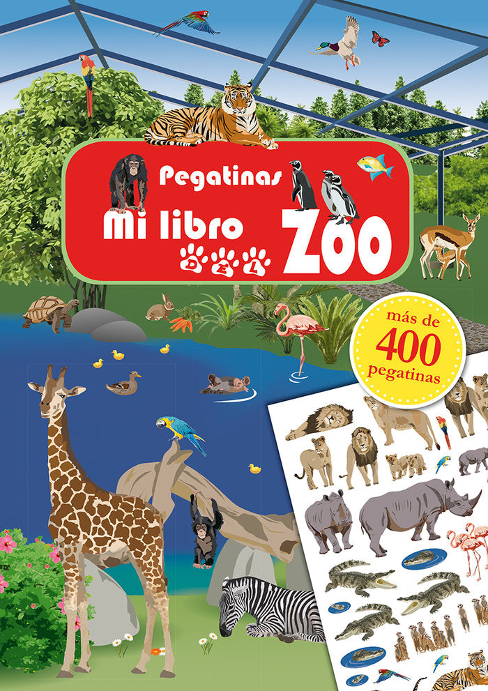 Pegatinas-Mi libro de zoo, de BRÄUER, INGRID | portada del libro