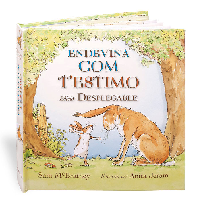Endevina com t'estimo desplegable, de McBratney, Sam | portada del libro