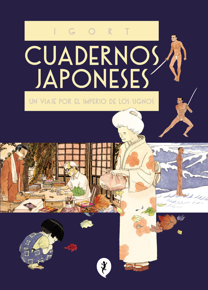 Un viaje por el imperio de los signos (Cuadernos japoneses 1), de Igort | portada del libro
