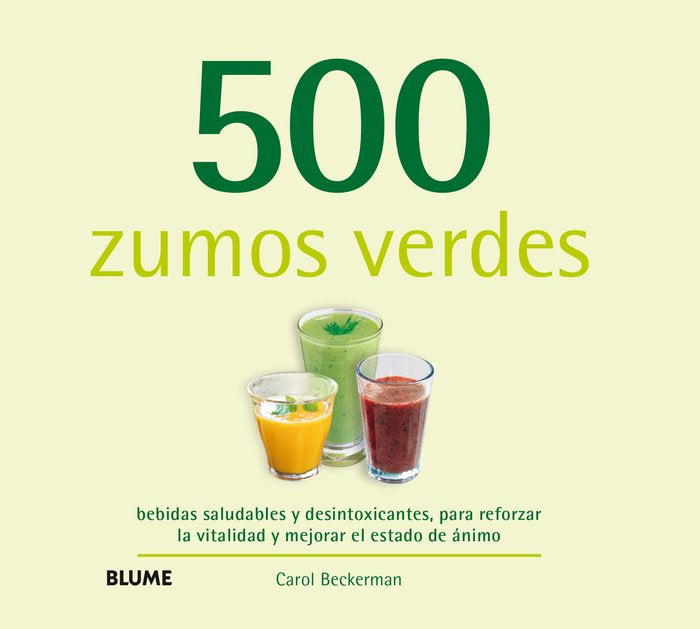 500 zumos verdes, de Beckerman, Carol | portada del libro