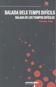 Balada dels temps dificils, de Aisa | portada del libro