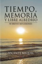 Tiempo, memoria y libre albedrío. 50 breves reflexiones, de VICENTE MIQUEL MIGUEL | portada del libro