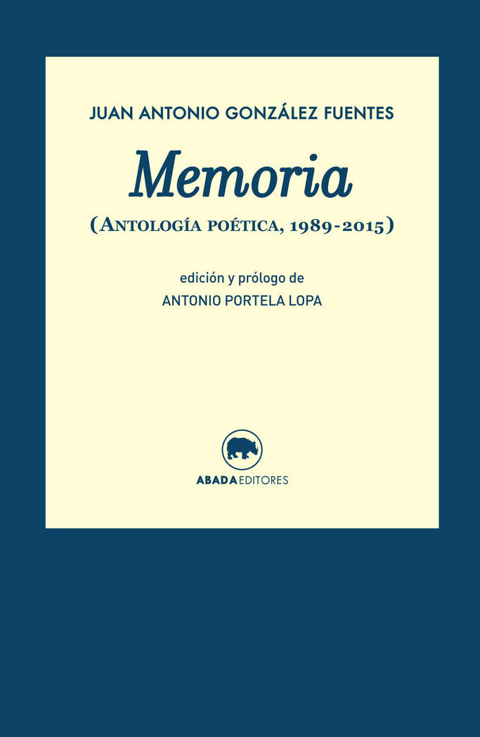 Memoria, de González Fuentes, Juan Antonio | portada del libro