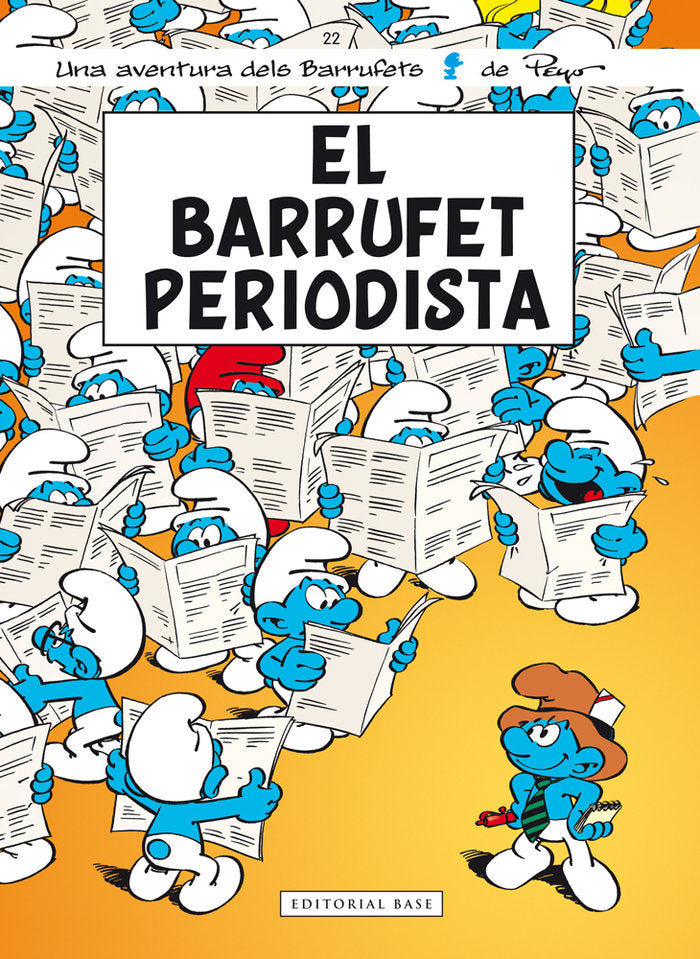 El Barrufet Periodista, de Culliford, Thierry | portada del libro
