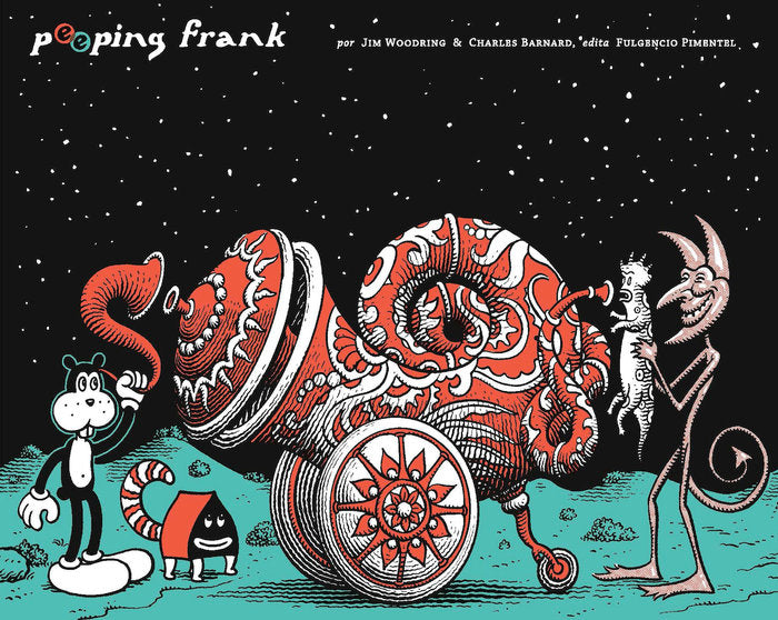 Peeping Frank, de Woodring, Jim | portada del libro
