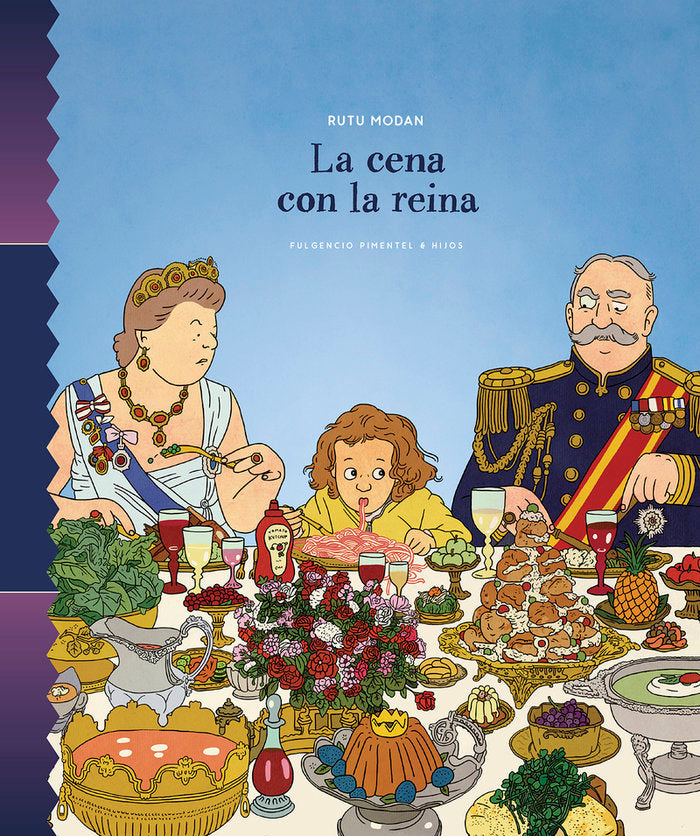 La cena con la reina, de Rutu Modan | portada del libro