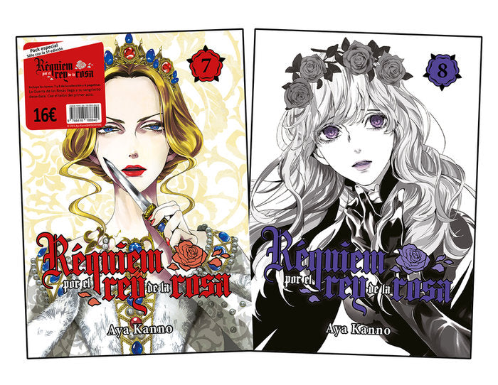 Pack Réquiem por el rey de la rosa, vol. 7 y 8, de KANNO,AYA | portada del libro