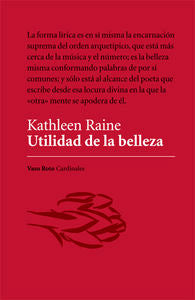 Utilidad de la belleza, de Raine (Londres), Kathleen | portada del libro