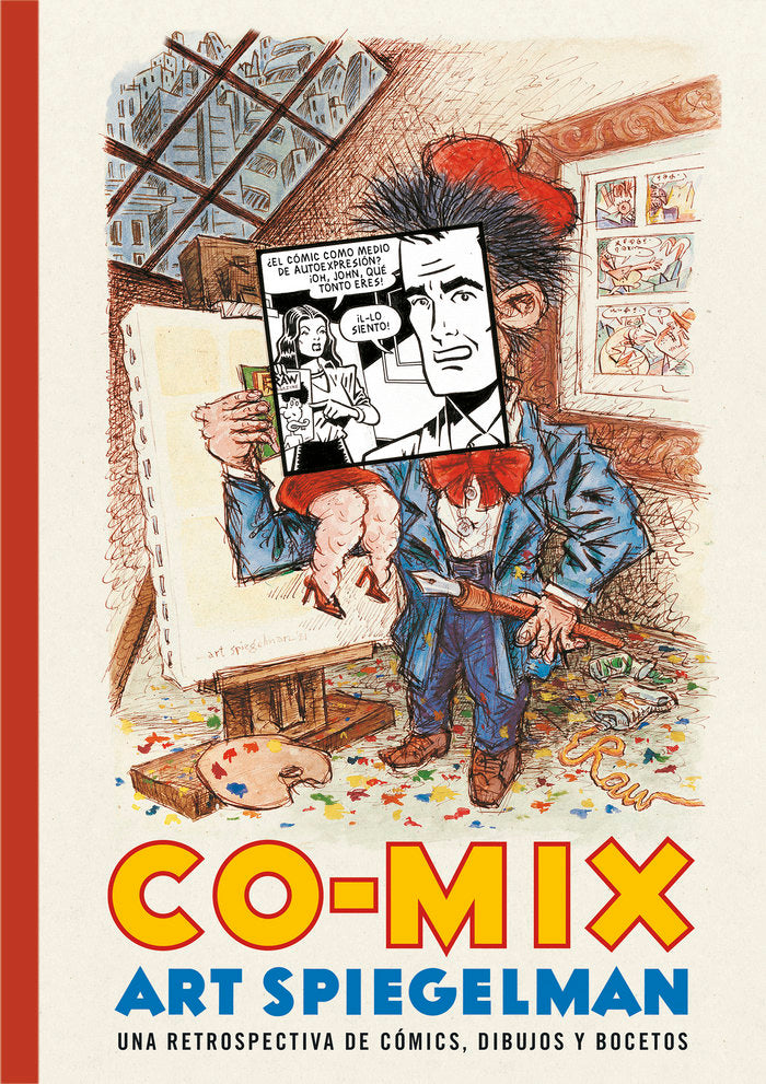 Co-mix: una retrospectiva de cómics, dibujos y bocetos, de Spiegelman, Art | portada del libro